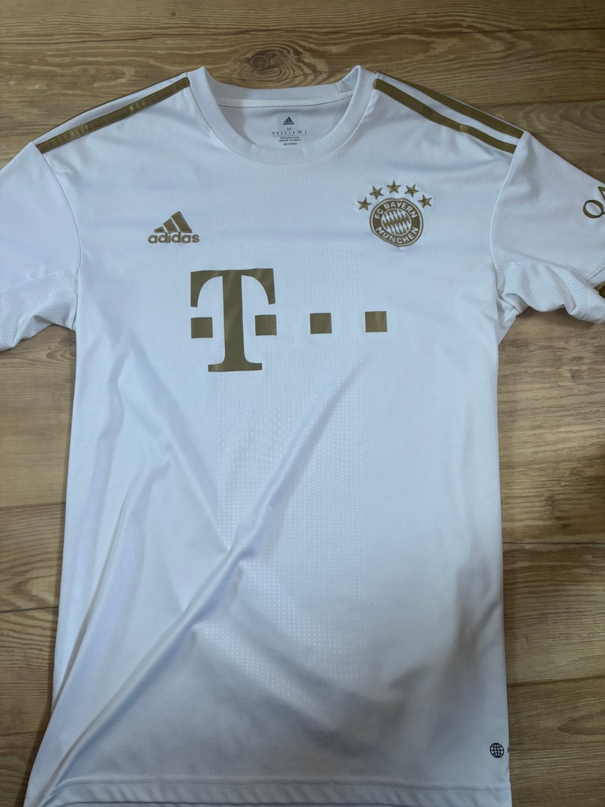 Bayern Munchen uitshirt, Ophalen of Verzenden, Zo goed als nieuw, Maat 48/50 (M), Wit