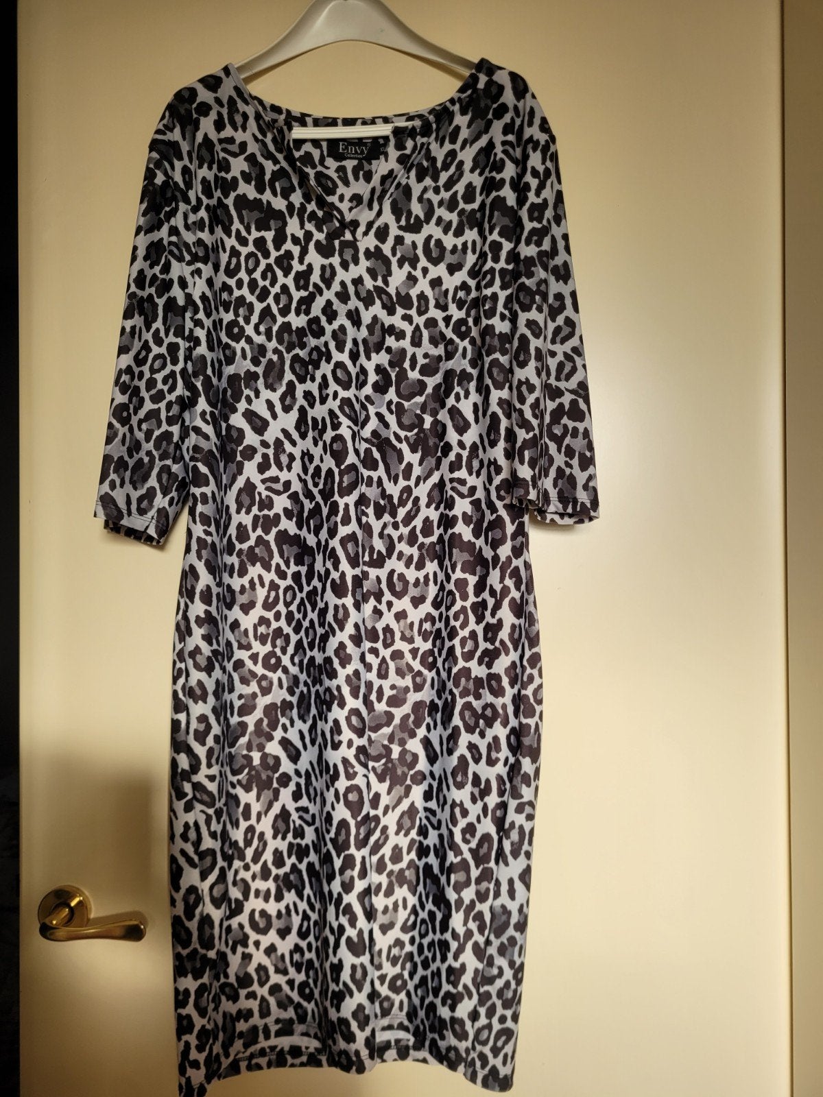 Envy Collection Legging met Luipaardprint - Maat XL, Verzenden, Zwart, Maat 46/48 (XL) of groter, Zo goed als nieuw