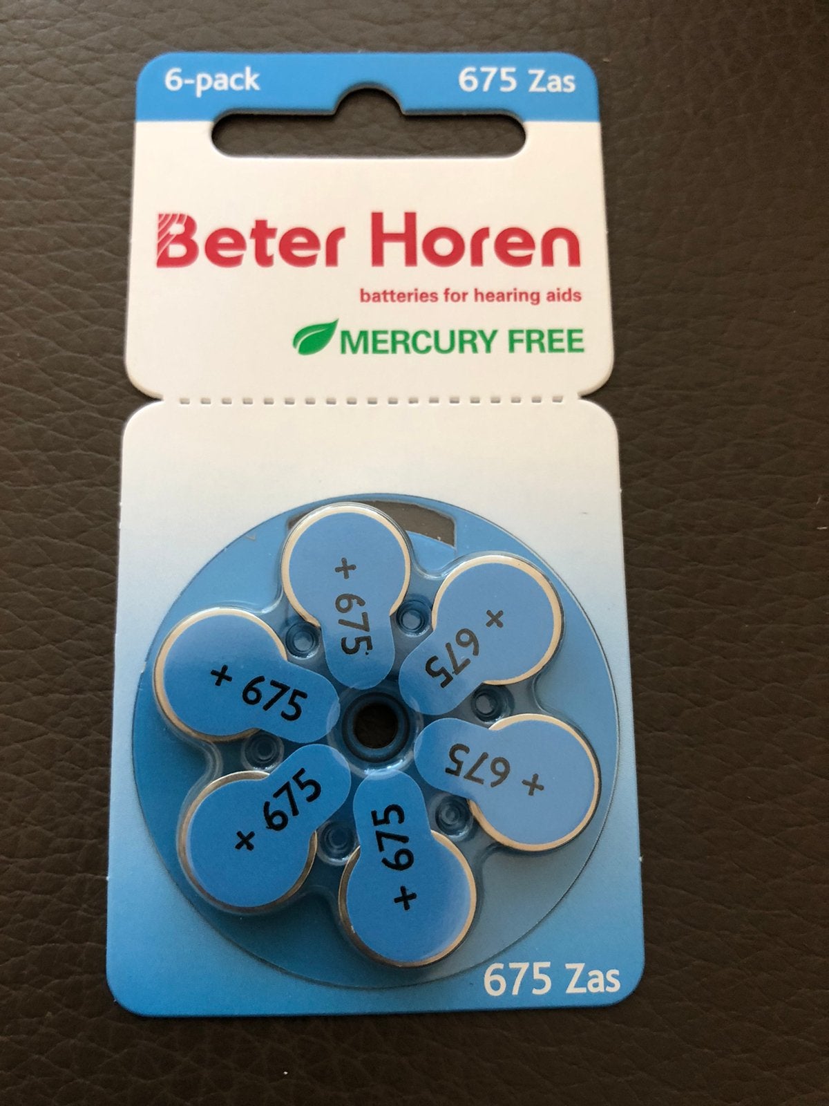 Beter Horen batterijen voor hoortoestel type 675, Ophalen of Verzenden, Nieuw