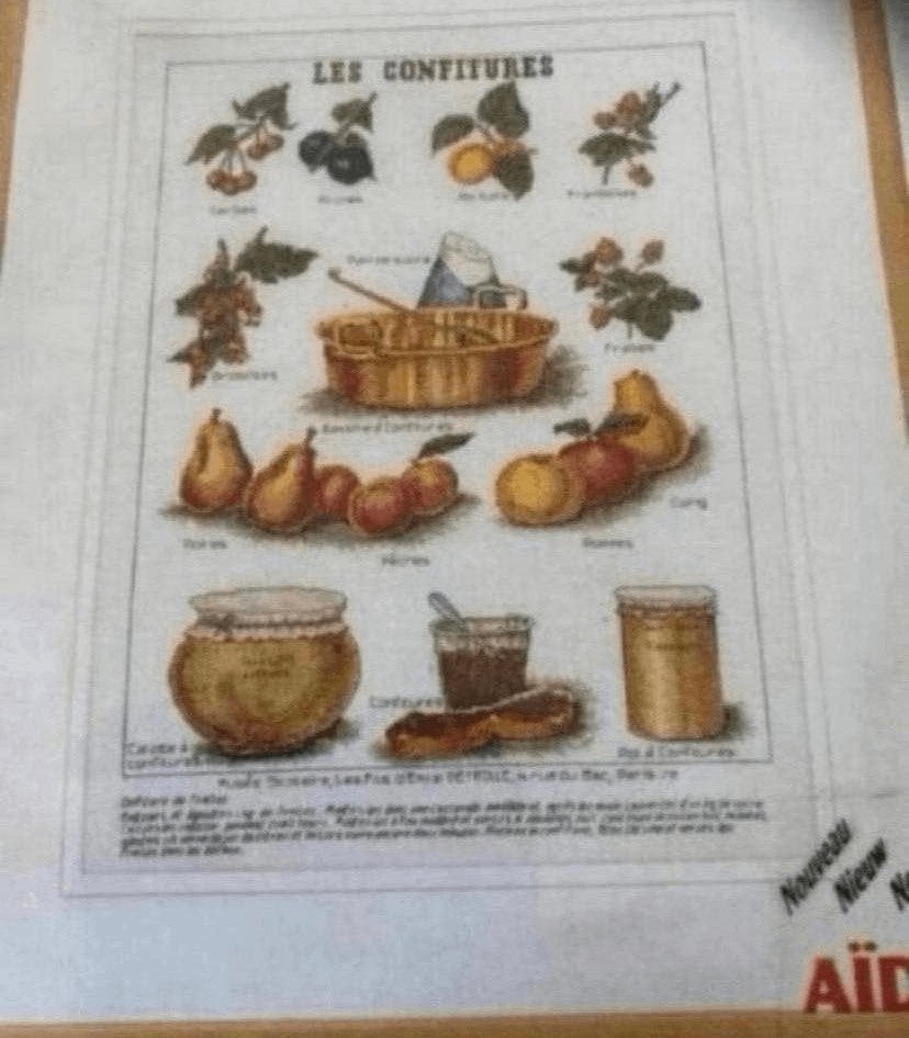 BORDUURPAKKET THEA GOUVERNEUR LES CONFITURES, Verzenden, Nieuw, Handborduren, Borduurpakket