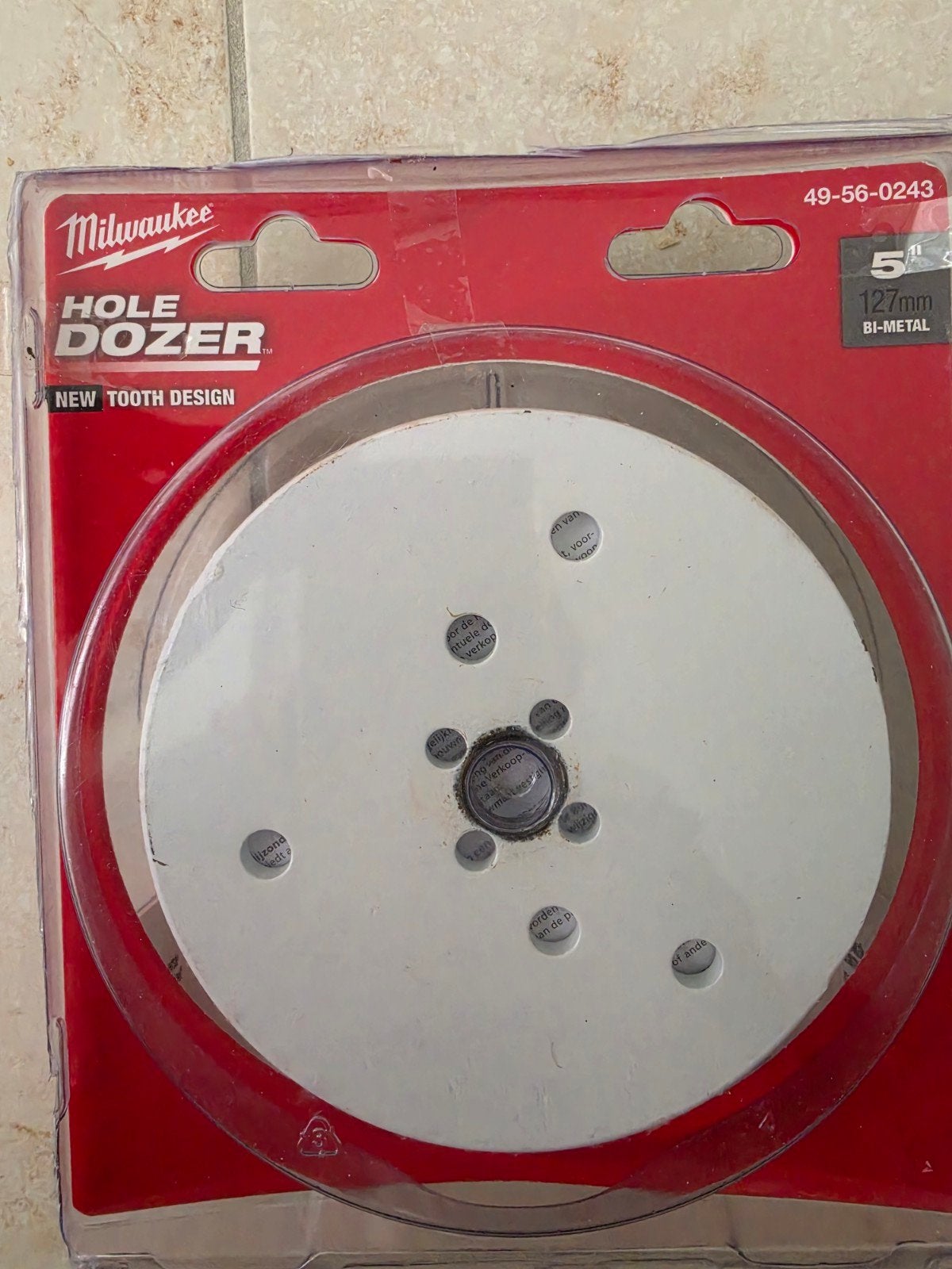 Milwaukee Hole Dozer Bi-metaal Gatenzaag 127mm, Doe-het-zelf en Verbouw, Ophalen of Verzenden, Nieuw, Overige typen