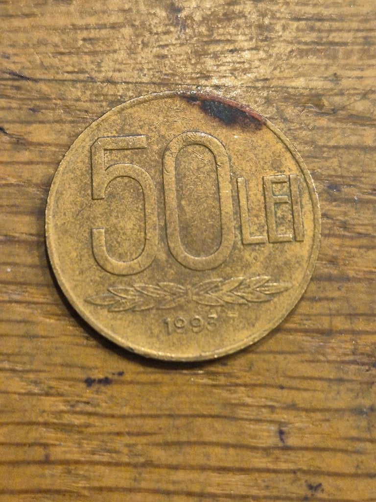 Roemenië - 50 Lei 1993, Verzenden, Overige landen, Losse munt