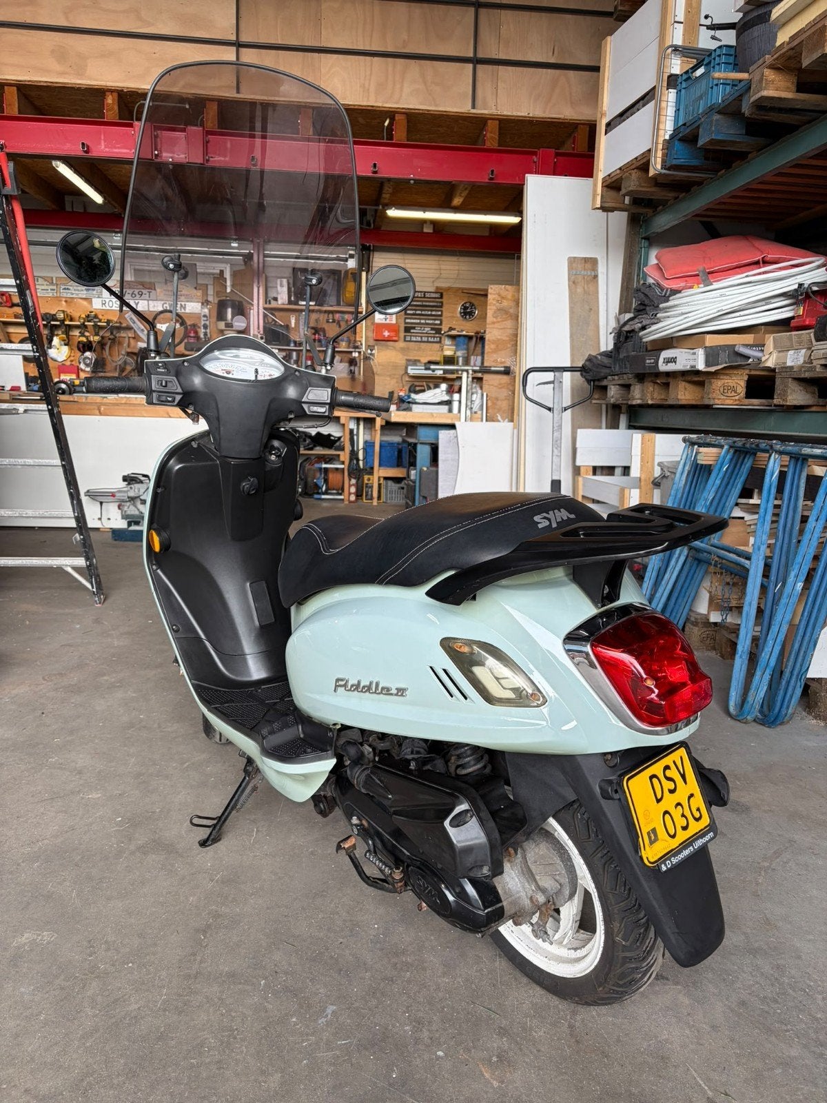 Sym Fiddle II Scooter - in nieuw staat, Ophalen, Maximaal 45 km/u, 49 cc, Zo goed als nieuw