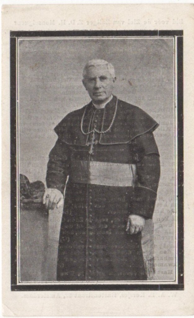 Mgr. Jacobus Meeuwissen 1847 Oud-Gastel + 1916 Amsterdam, Ophalen of Verzenden