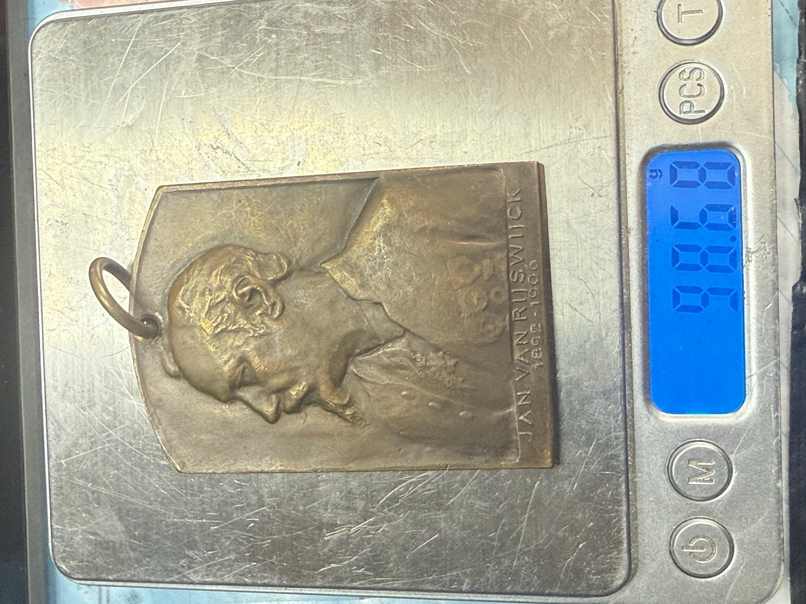 Jan van Rijswijck Medaille 1906 - Antwerpen, Postzegels en Munten, Ophalen of Verzenden, Brons, Nederland