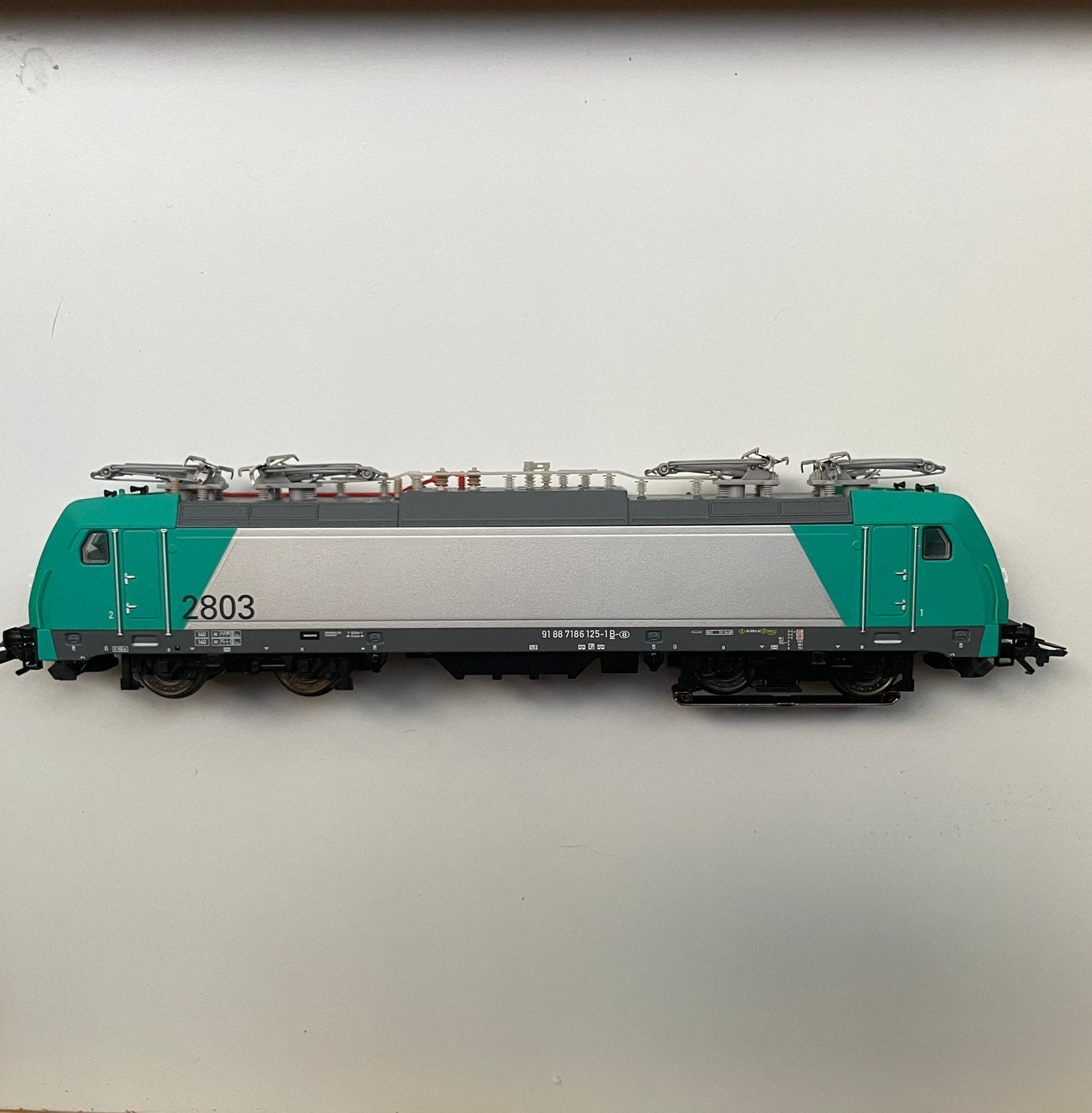 Marklin H0 36608  Serie 2803 digitaal NMBS, Wisselstroom, Locomotief, Ophalen of Verzenden, Zo goed als nieuw