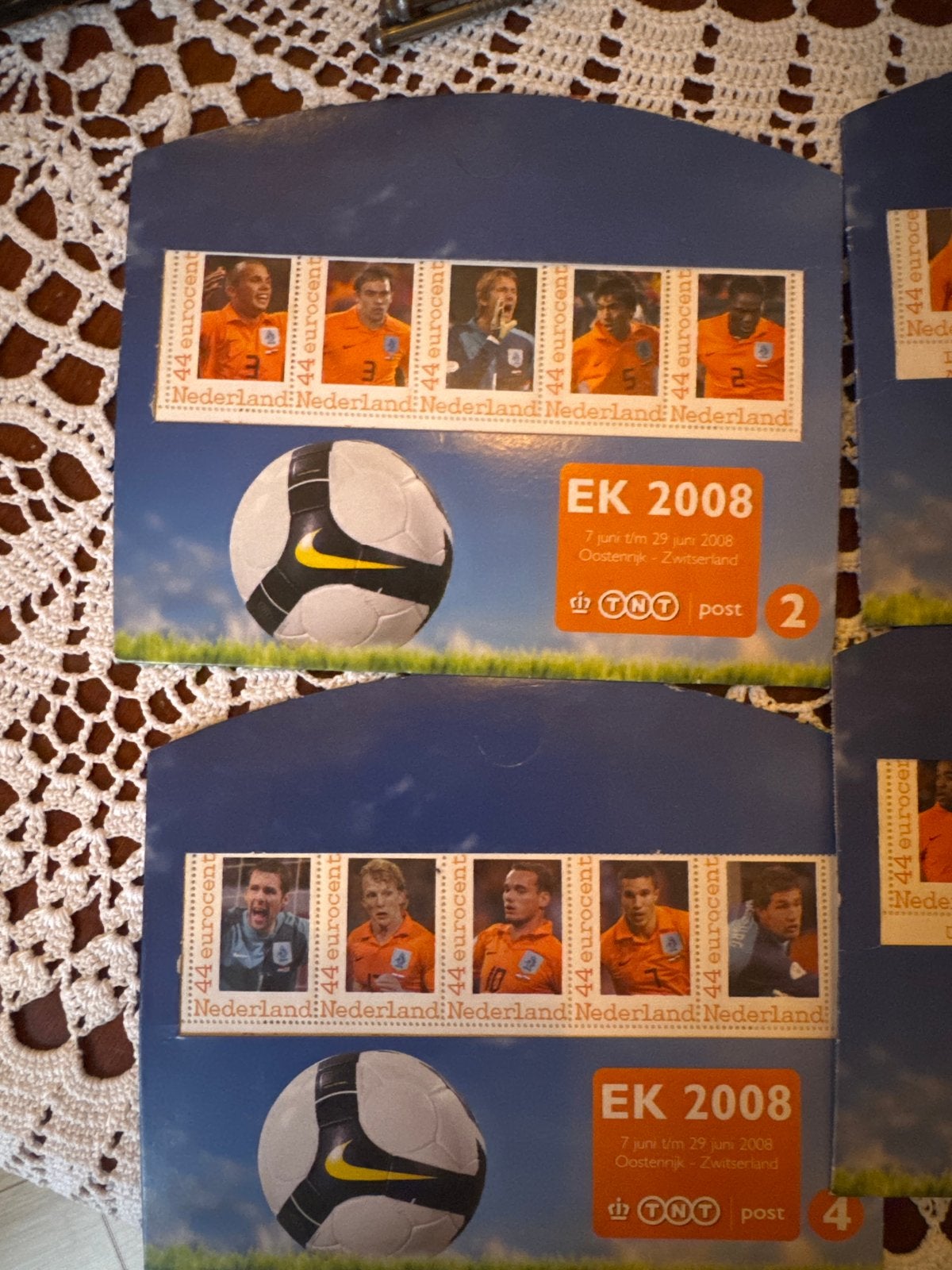 EK 2008 Postzegelmapjes Nederland Voetbal, Postzegels en Munten, Ophalen of Verzenden, Na 1940, Postfris