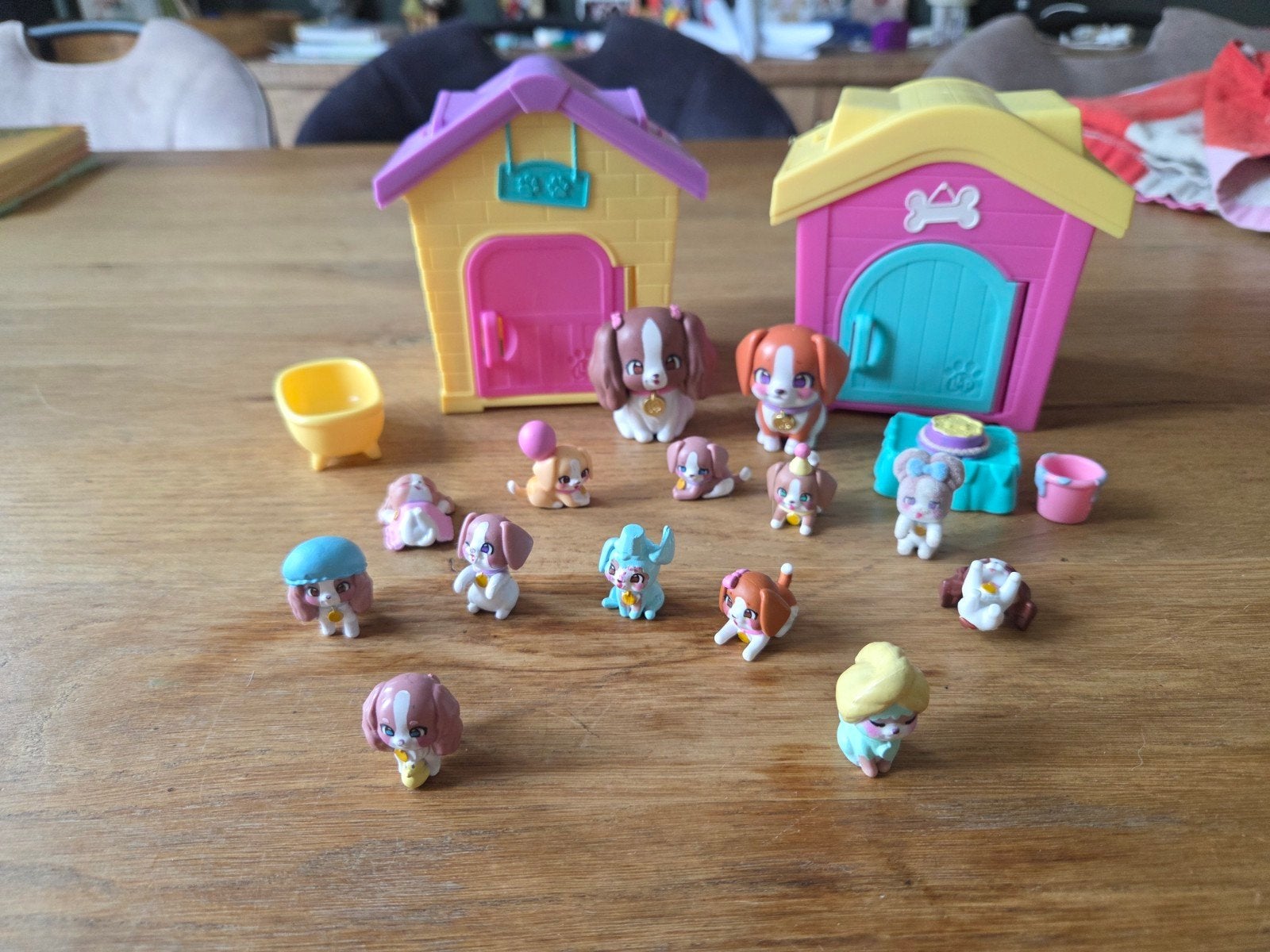 Puppy in My Pocket speelset met huisjes en figuurtjes, Ophalen of Verzenden, Zo goed als nieuw, Jongen of Meisje