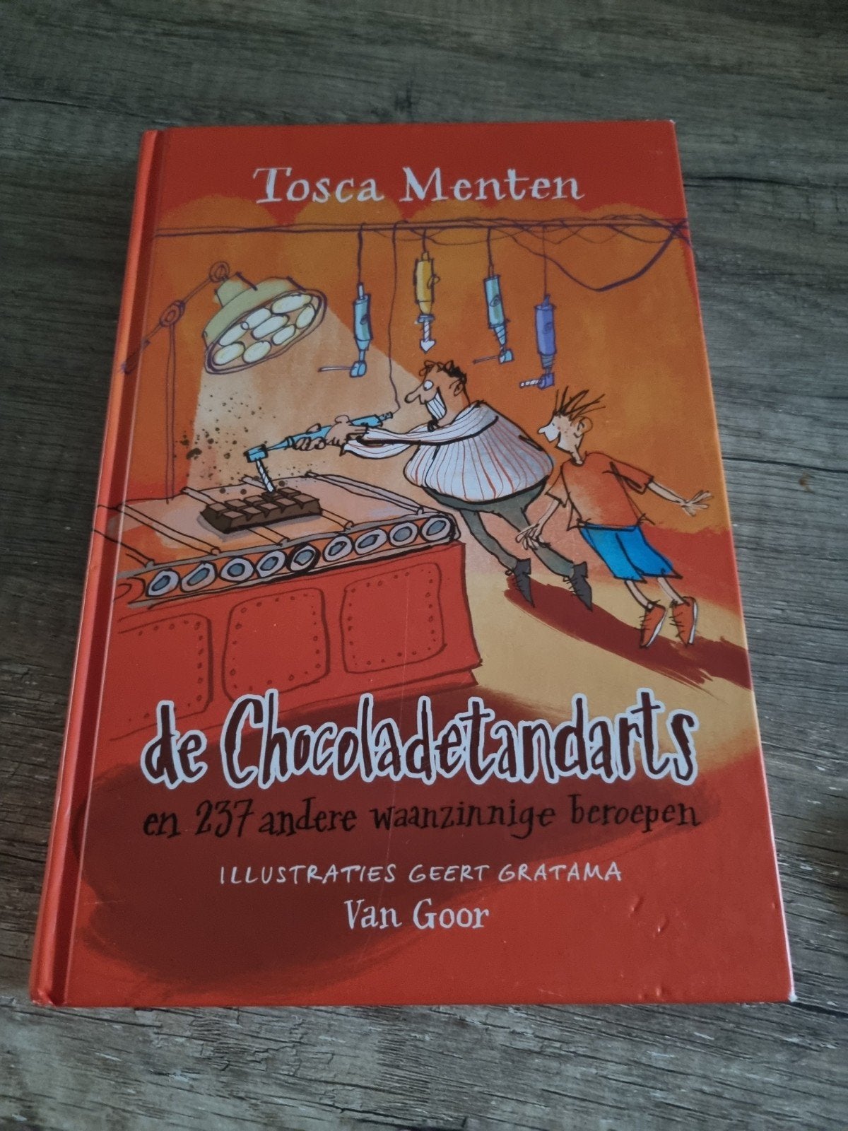 De Chocoladetandarts en 237 andere waanzinnige beroepen, Boeken, Ophalen, Zo goed als nieuw, Tosca Menten, Fictie algemeen