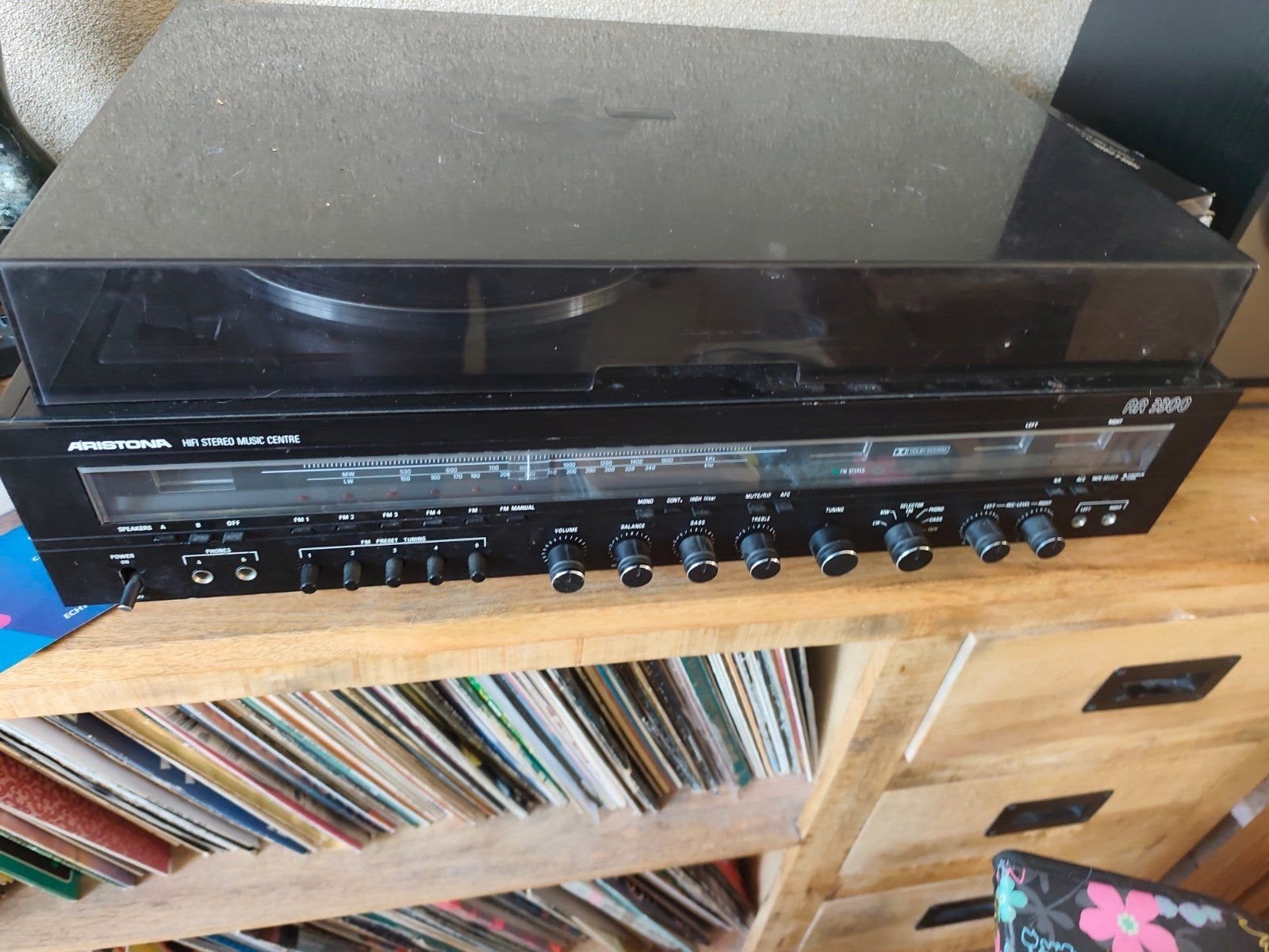 Arristona 3-in-1 Stereo Set met Platenspeler, Audio, Tv en Foto, Stereo-sets, Ophalen, Gebruikt, Tuner of Radio, Overige merken