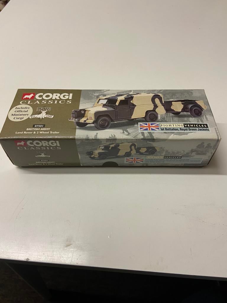Corgi militair  landrover set, Hobby en Vrije tijd, Modelauto's | 1:43, Ophalen of Verzenden, Zo goed als nieuw, Auto, Corgi