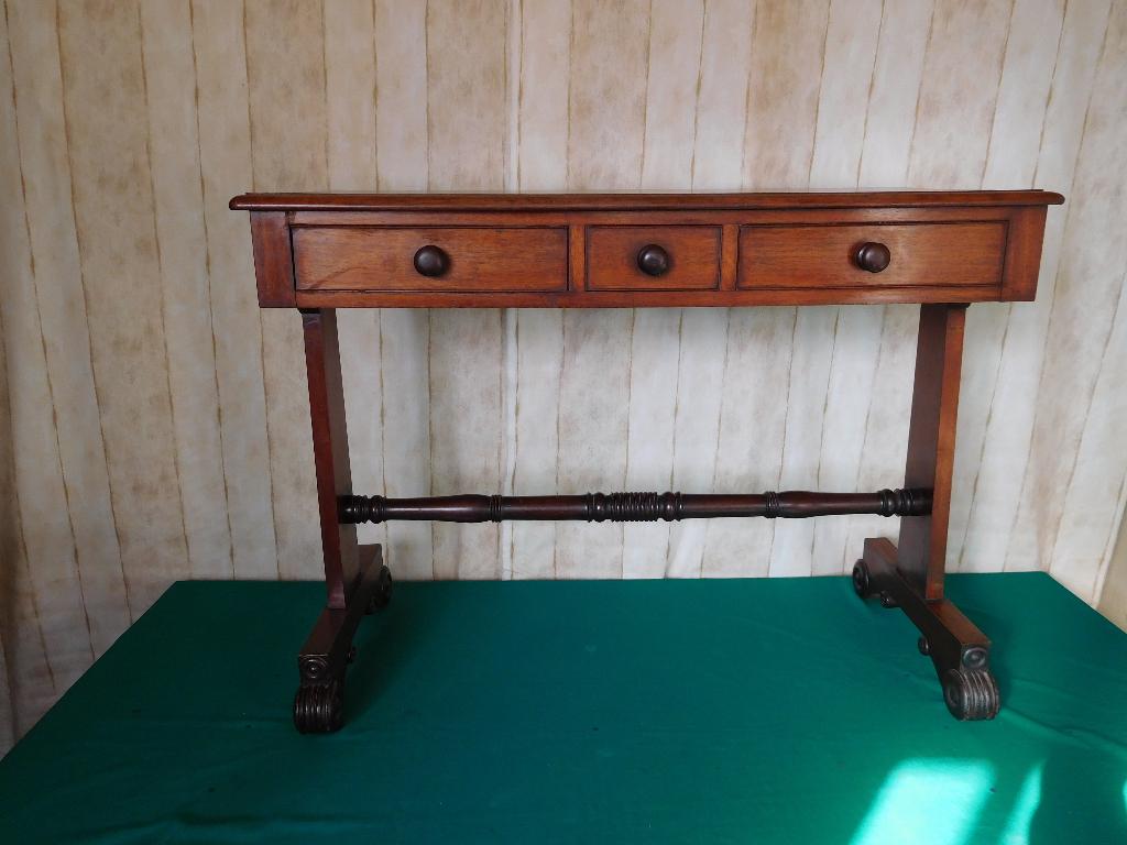 antiek mahonie wandtafel, Antiek en Kunst, Antiek | Meubels | Tafels, Ophalen
