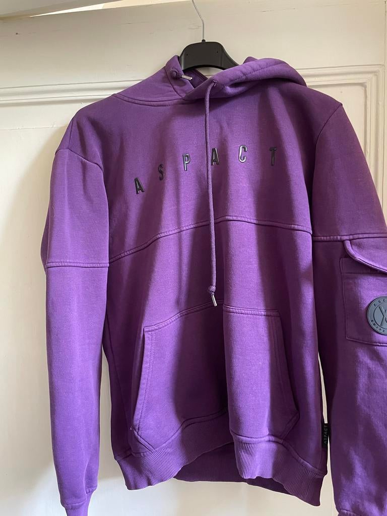 Aspact Hoodie Paars - Maat M, Ophalen of Verzenden, Gedragen