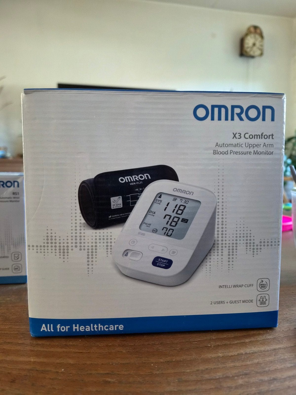 Omron Bloeddrukmeter X3 Comfort en RS1., Ophalen, Zo goed als nieuw, Overige typen