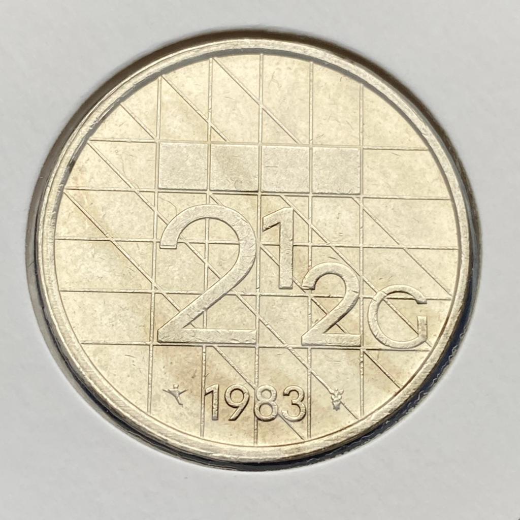 2,5 Gulden / Rijksdaalder uit 1983 van Beatrix, Postzegels en Munten, Verzenden, Koningin Beatrix, 2½ gulden, Losse munt