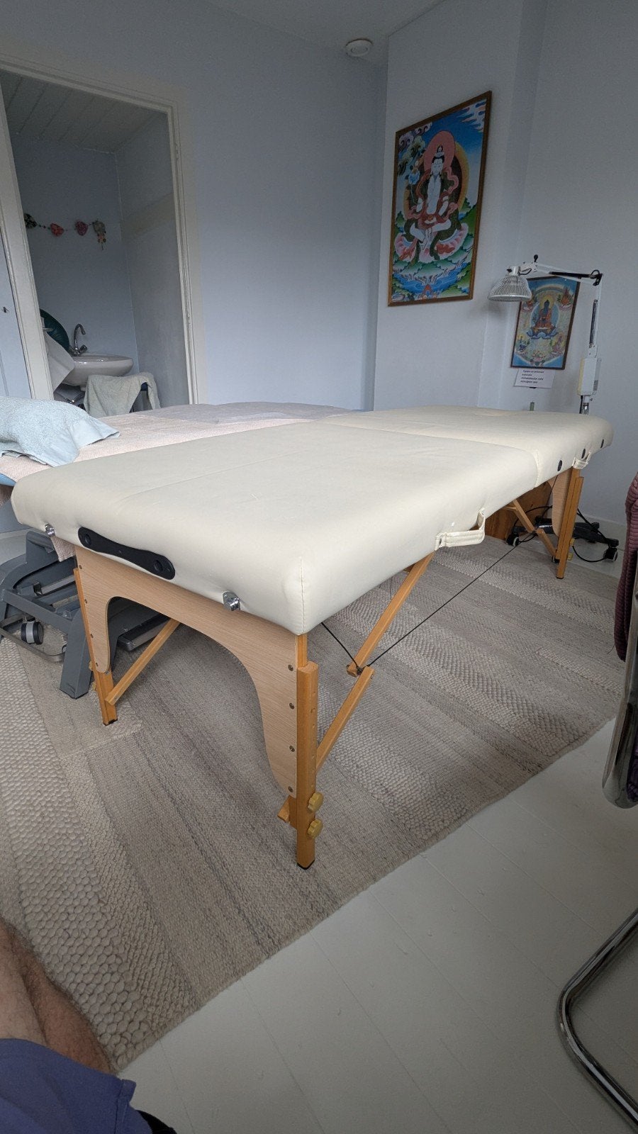 Professionele opvouwbare massagetafel / behandeltafel, Sport en Fitness, Massageproducten, Ophalen, Gebruikt, Massagetafel