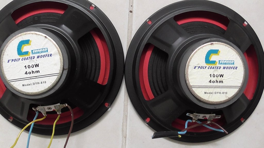 Conrad inbouw luidspekers 100 w, Audio, Tv en Foto, Gebruikt, Overige typen, 60 tot 120 watt, Ophalen
