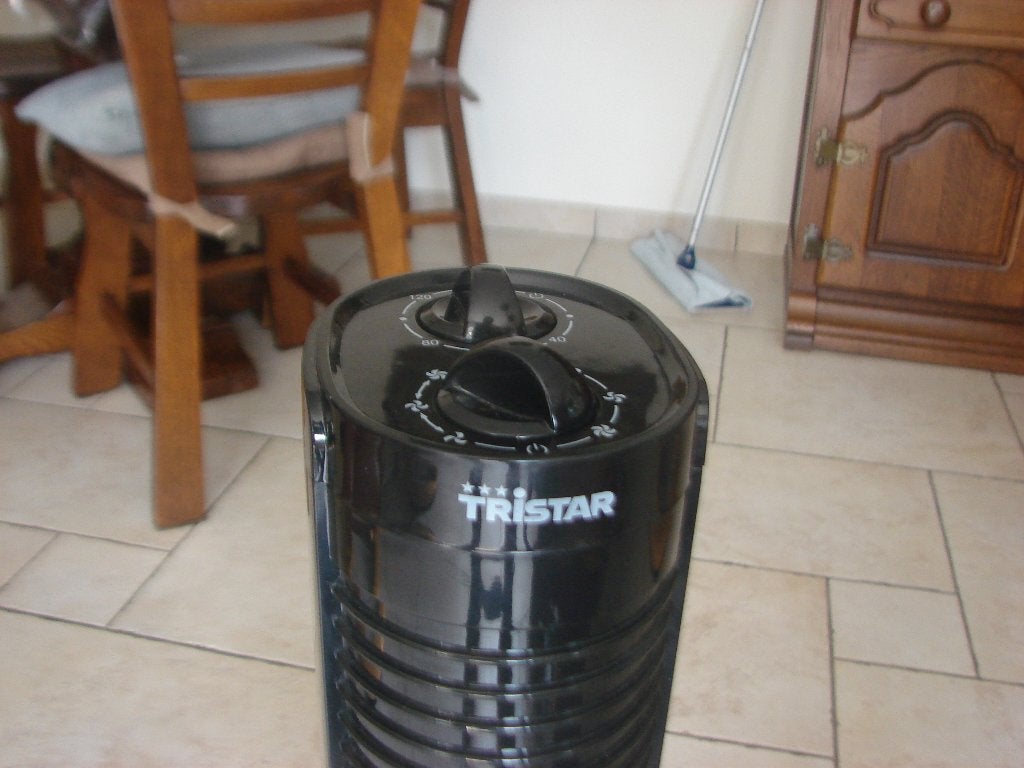 tristar toren ventilator (zwart), Witgoed en Apparatuur, Ventilatoren, Ophalen of Verzenden, Zo goed als nieuw, Torenventilator