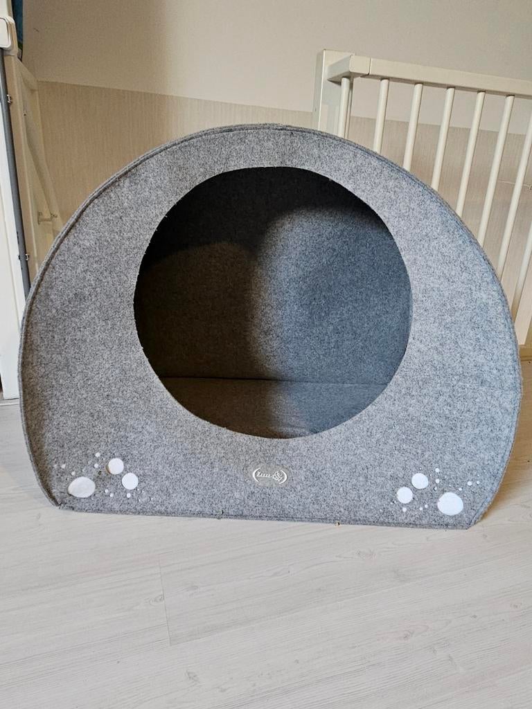Hondenmand XL / cave inclusief kussen, Dieren en Toebehoren, Ophalen, Zo goed als nieuw, Stof