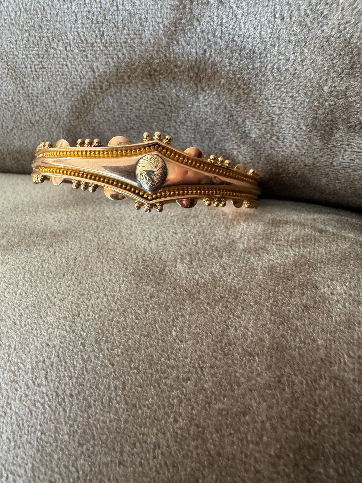 Antieke gouden slavenarmband (bangle)9ct –Smith&Pepper 1904), Sieraden, Tassen en Uiterlijk, Ophalen of Verzenden, Overige materialen