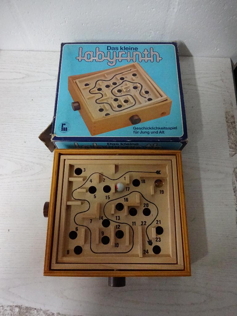 Houten speelgoed Das kleine Labyrinth in originele doos, Ophalen of Verzenden, Minder dan 10 stukjes, 6 maanden tot 2 jaar