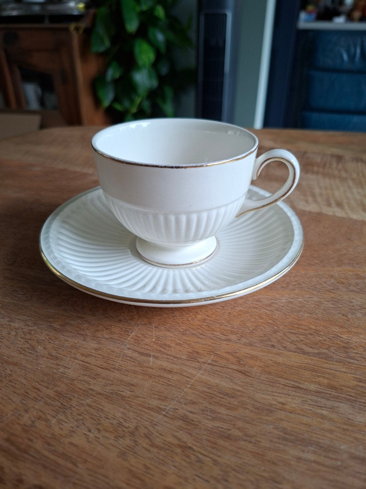 Wedgwood Edme Jubilee, Ophalen of Verzenden, Gebruikt, Porselein, Kop en/of schotel