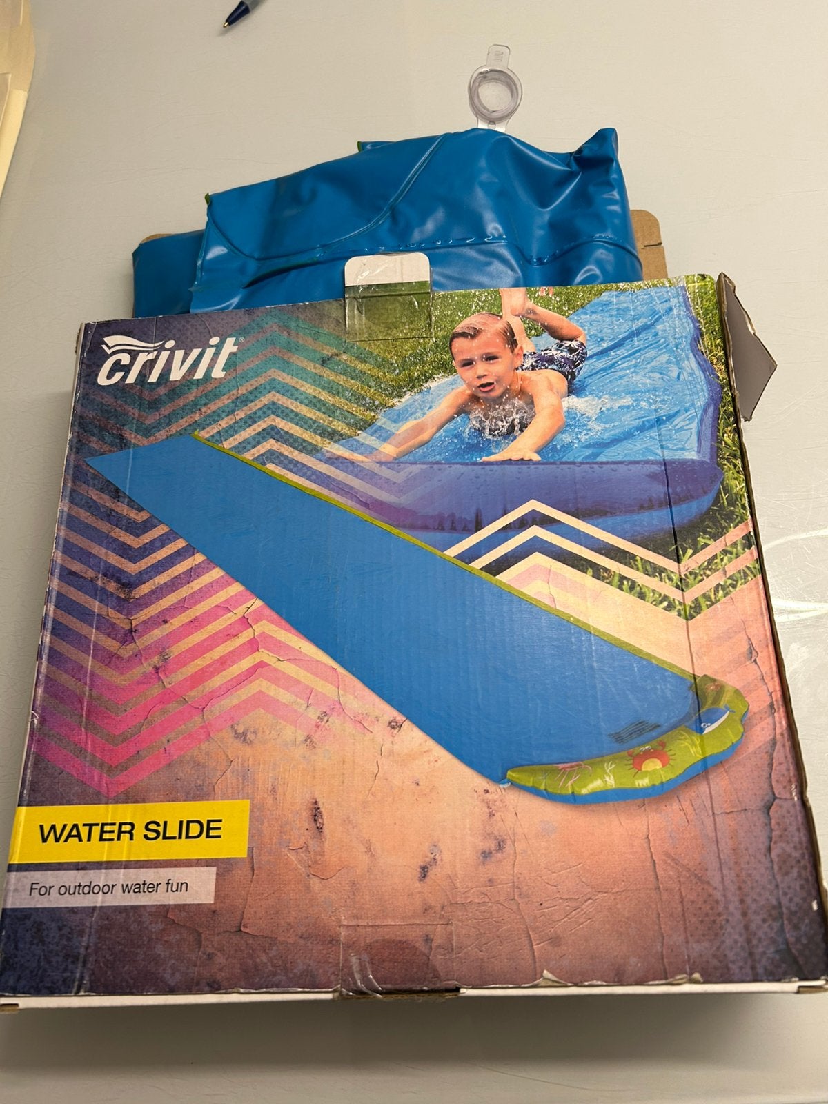 Water glijbaan, Ophalen of Verzenden, Gebruikt, Minder dan 200 cm, Minder dan 80 cm