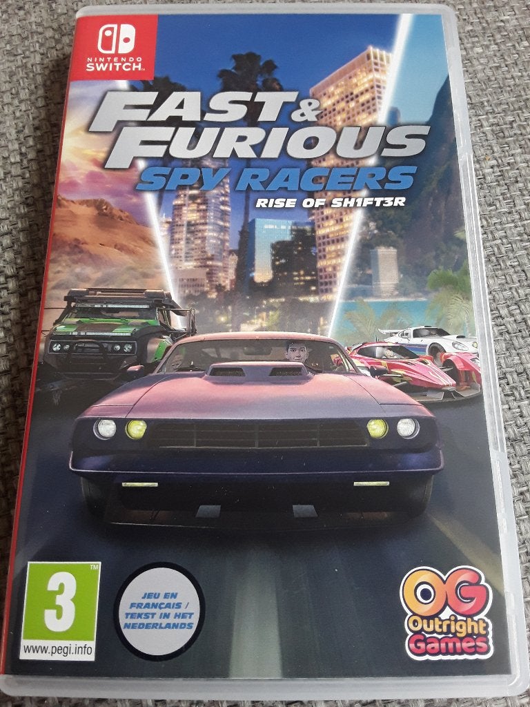 Nintendo Switch Game Fast&Furious Spy Racers Rise Of Sh1ft3r, Online, Racen en Vliegen, 2 spelers, Ophalen of Verzenden