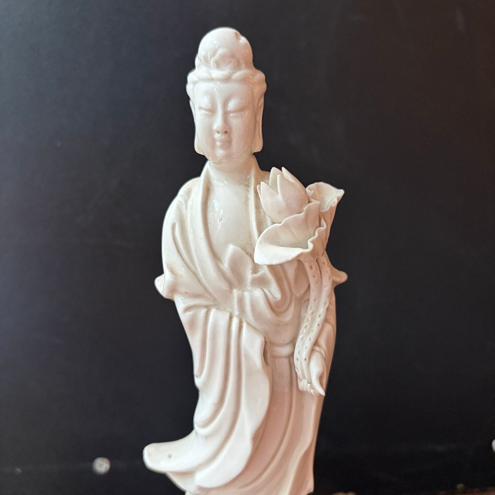 Guanyin sculptuur - Chin godin - auth jade/porselein - 21cm, Antiek en Kunst, Ophalen of Verzenden