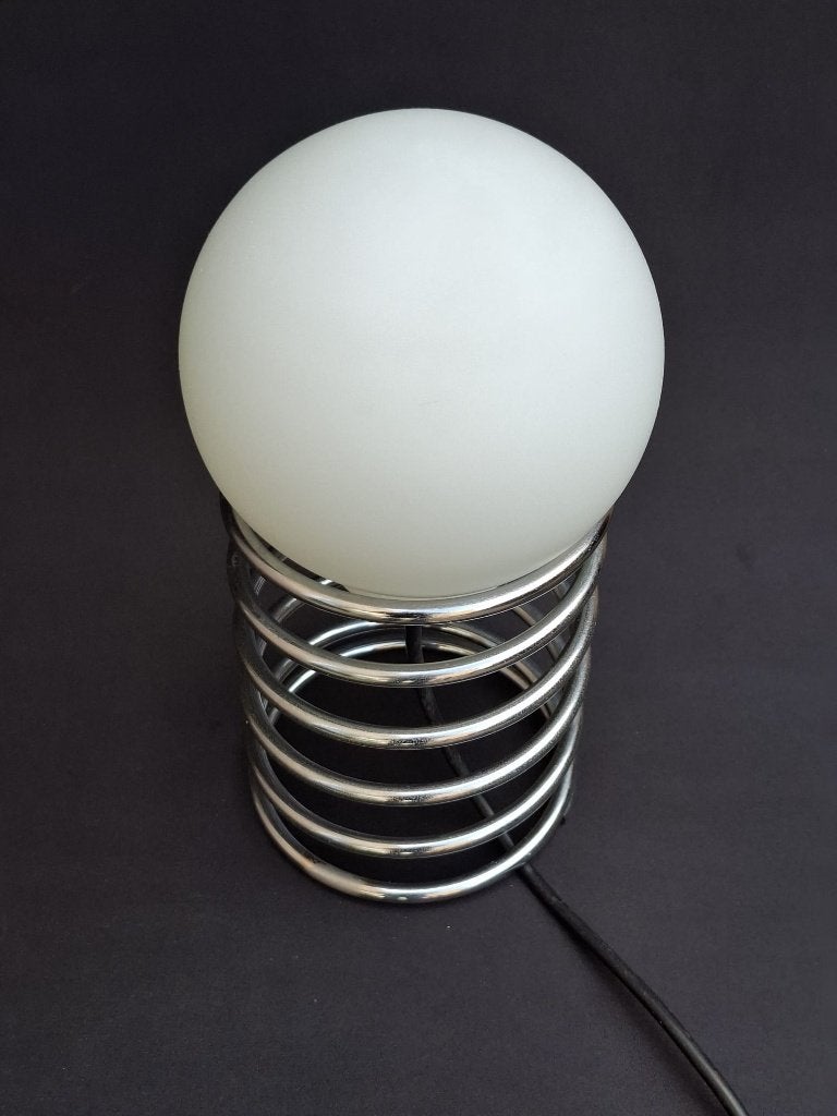 tafellamp Ingo Maurer Space Age jaren 70, 26 cm, Wit, Ophalen of Verzenden, Sfeerlamp