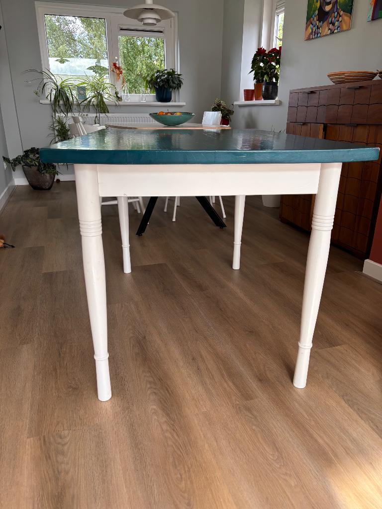 Tafel - gratis af te halen, Huis en Inrichting, Tafels | Eettafels, Ophalen, Gebruikt, 100 tot 150 cm, 50 tot 100 cm
