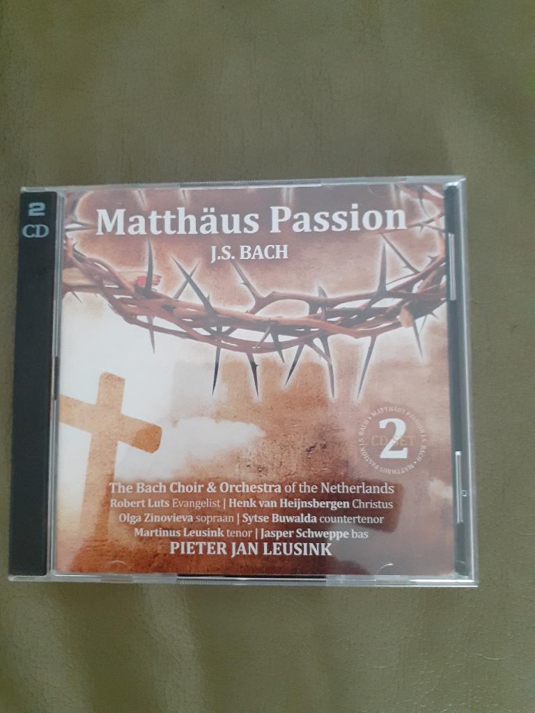 Dubbel cd mathäus passion J.S. Bach Nieuw !!, Ophalen of Verzenden, Barok, Nieuw in verpakking, Overige typen