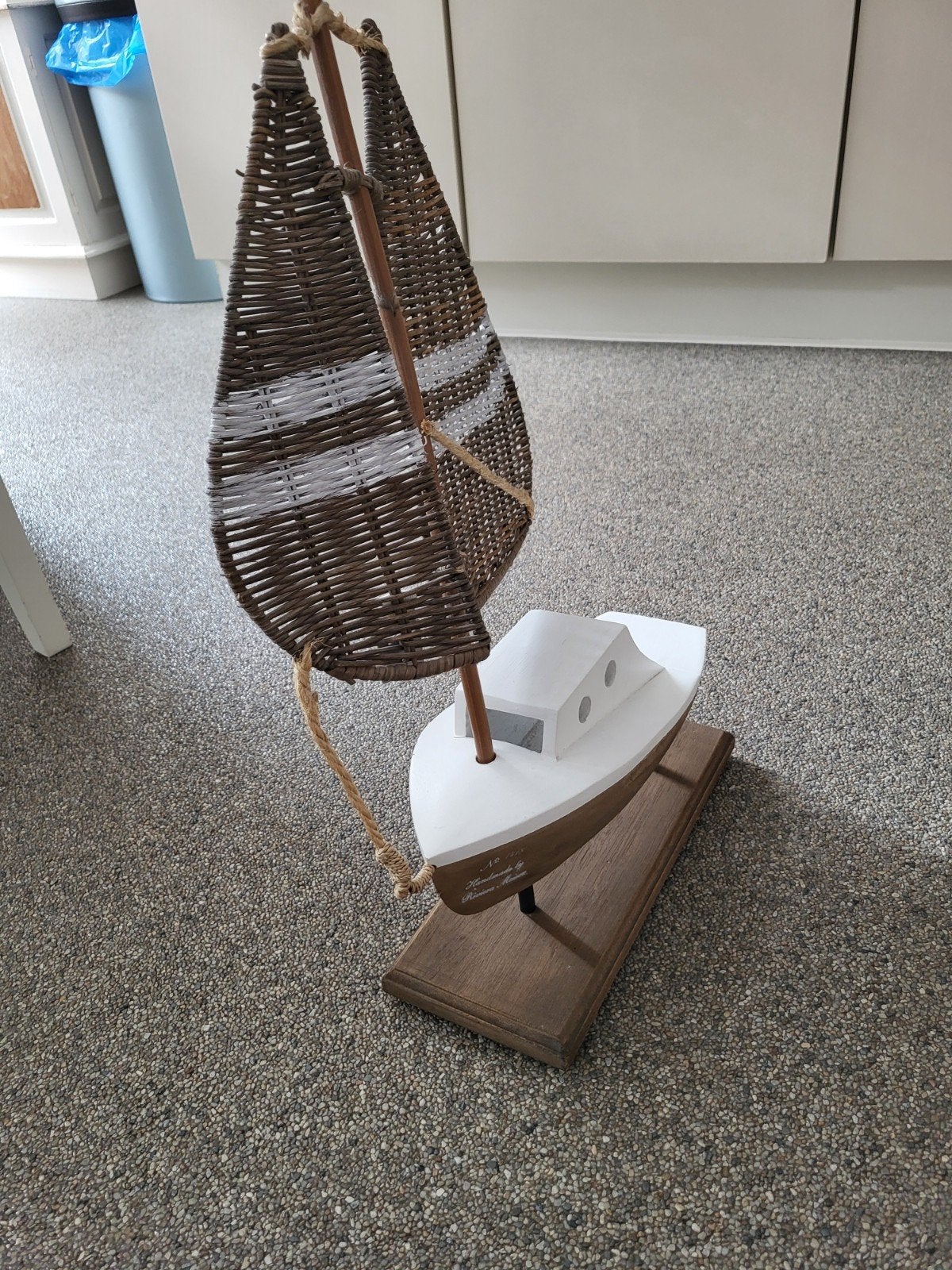 Riviera Maison decoratieve zeilboot, Hout, Ophalen of Verzenden, Bruin, Landelijk