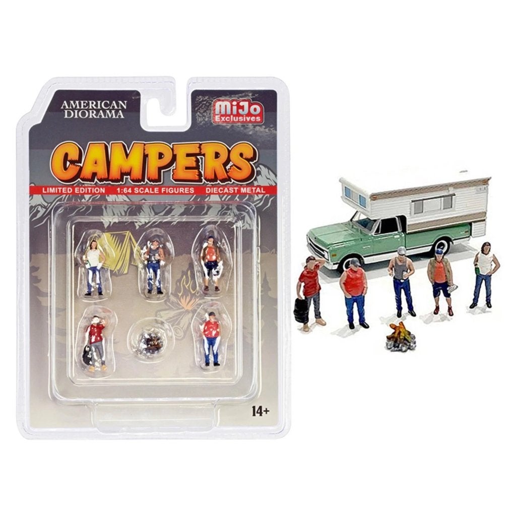 Poppetjes figuurtjes van American Diorama 1/64 Campers, Ophalen of Verzenden, Nieuw, Overige typen