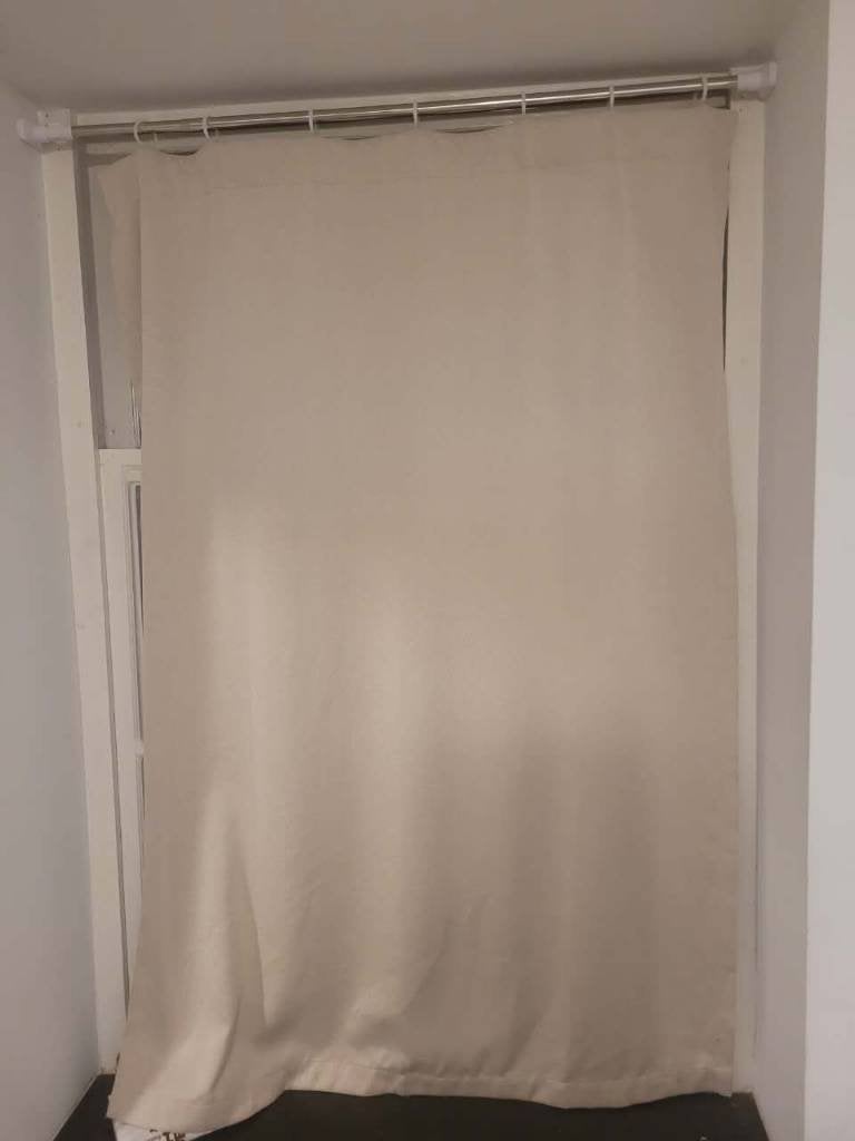 curtains with rod, Ophalen, 150 cm, Nieuw, 200 cm