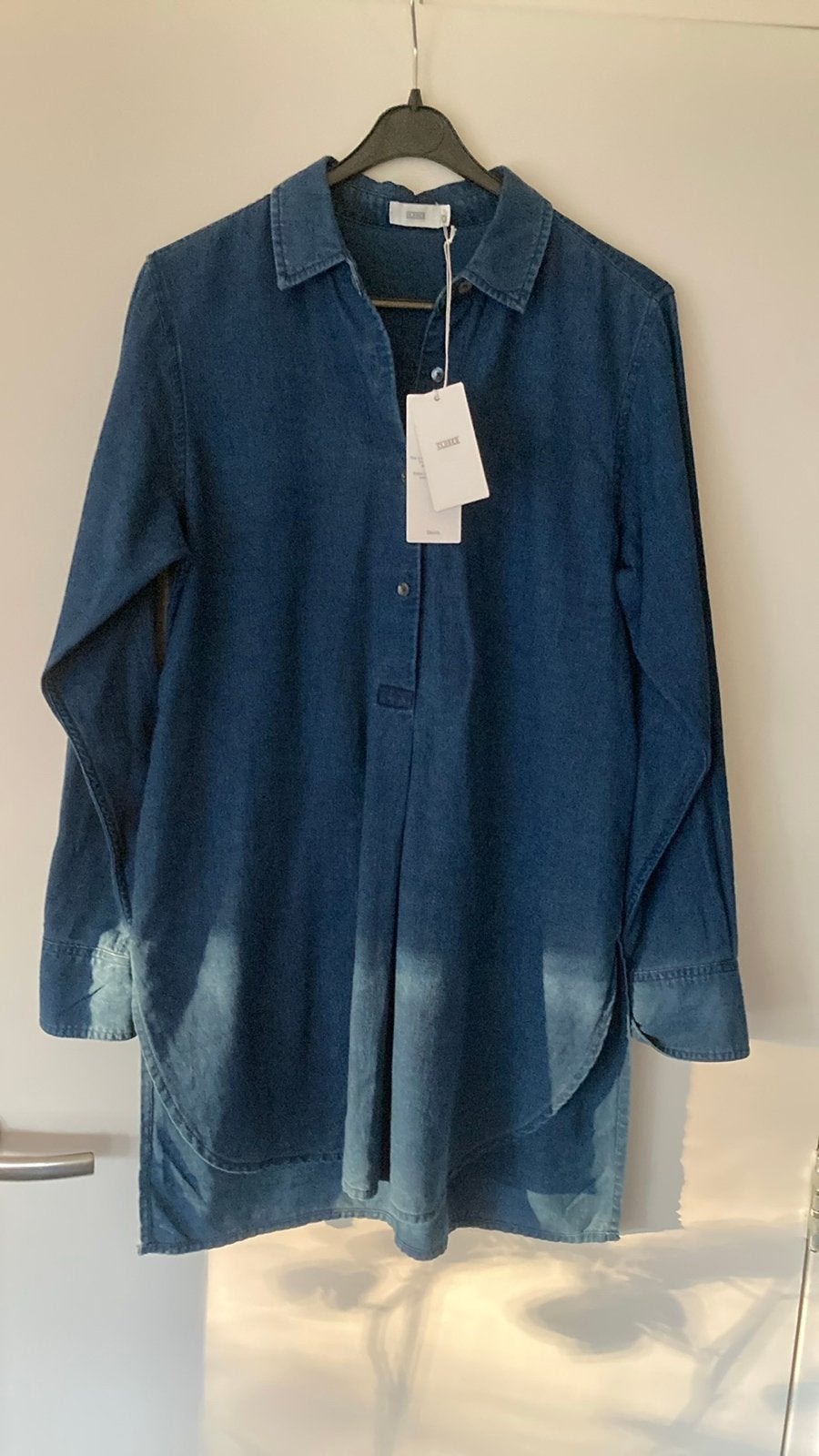 Closed spijkerjurk tuniek s 36/38 nieuw, Kleding | Dames, Maat 38/40 (M), Blauw, Nieuw, Ophalen of Verzenden