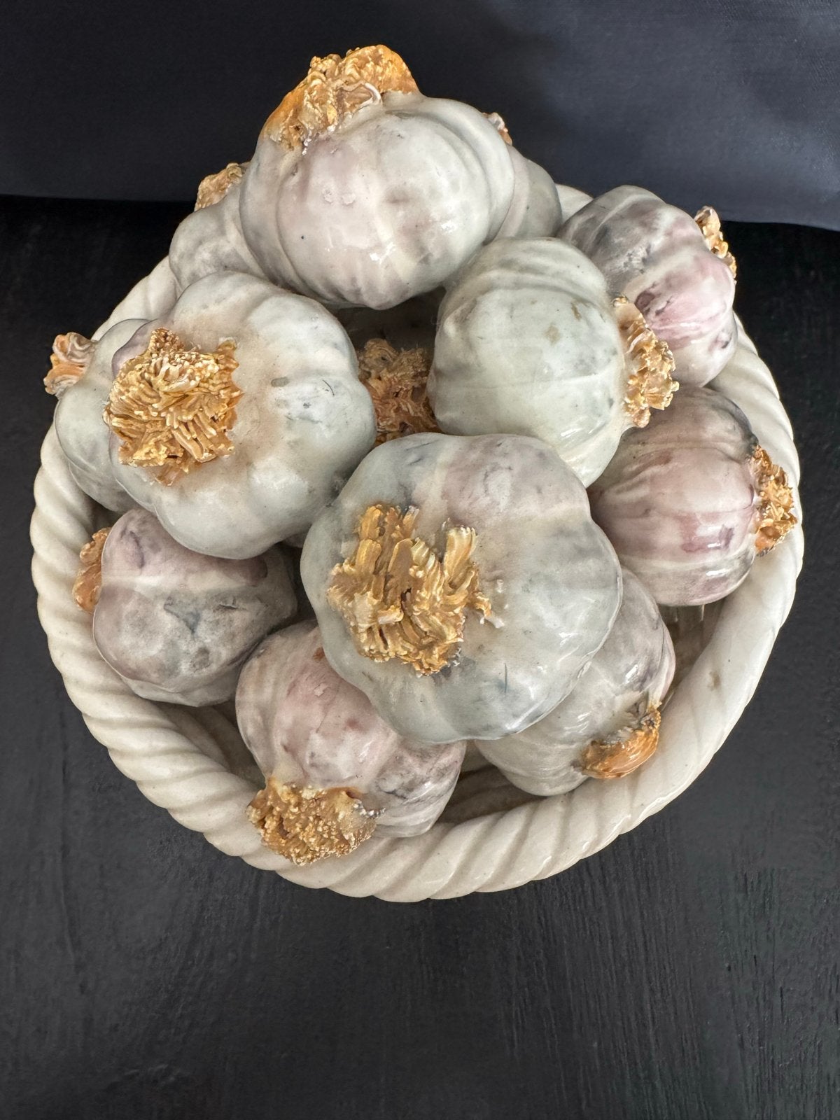 Decoratieve Knoflookmand - Keramiek, Verzenden