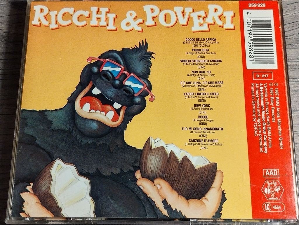 Ricchi & Poveri ‎- Pubblicità [Italo Disco], Ophalen of Verzenden, Zo goed als nieuw, Disco