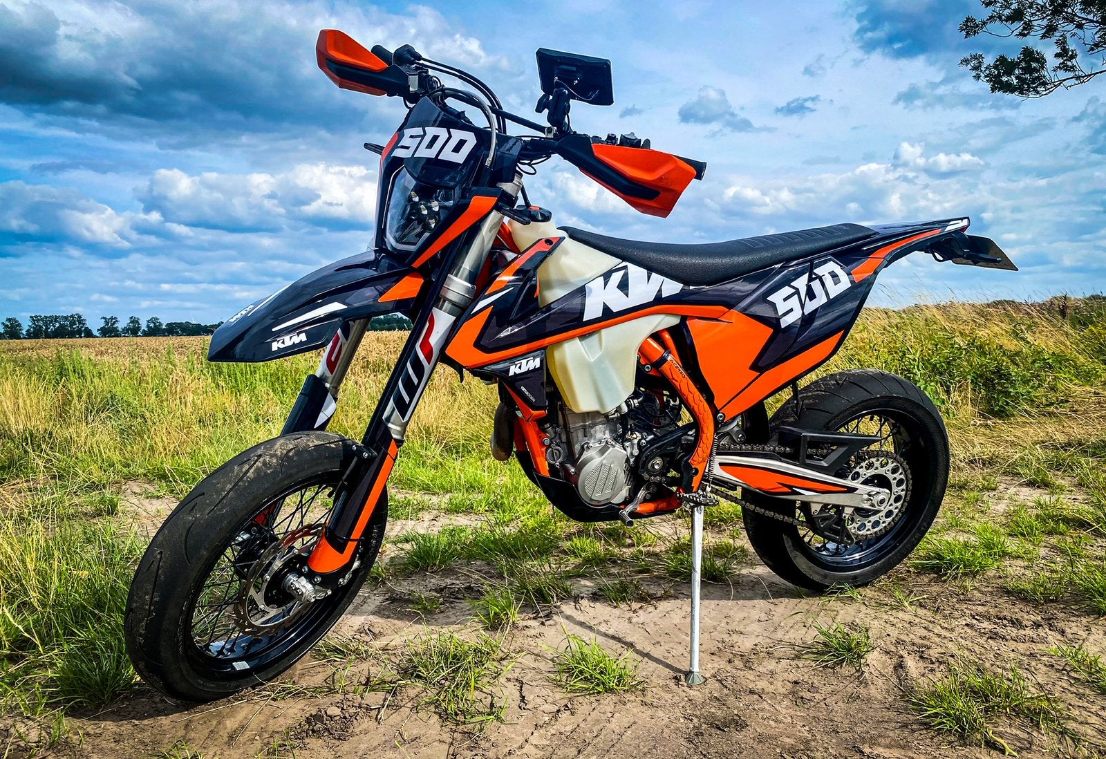 KTM EXC 500 - 2019 supermoto/enduro - 139 uur - 7497 km, Motoren, Occasion, Particulier, Minimaal motorrijbewijs A2, Handgeschakeld