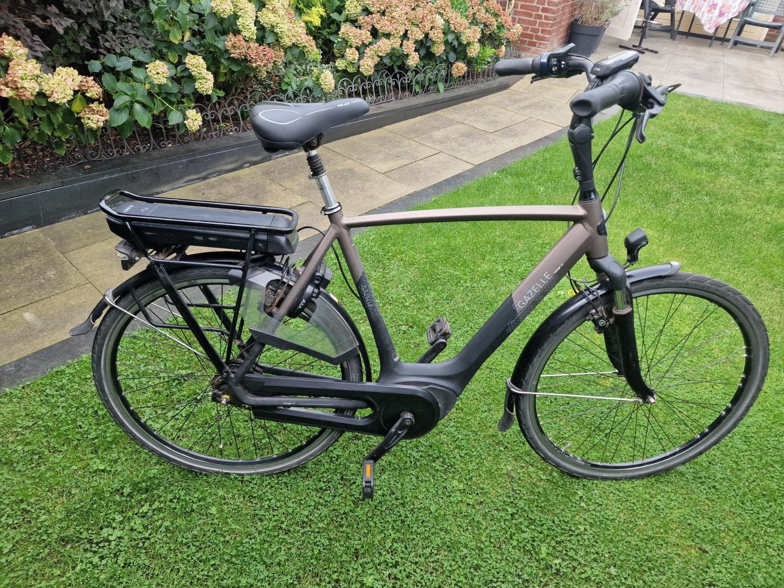 Gazelle Orange C7+ HMB E-bike  61cm, Ophalen, Gebruikt, 59 cm of meer, 50 km per accu of meer