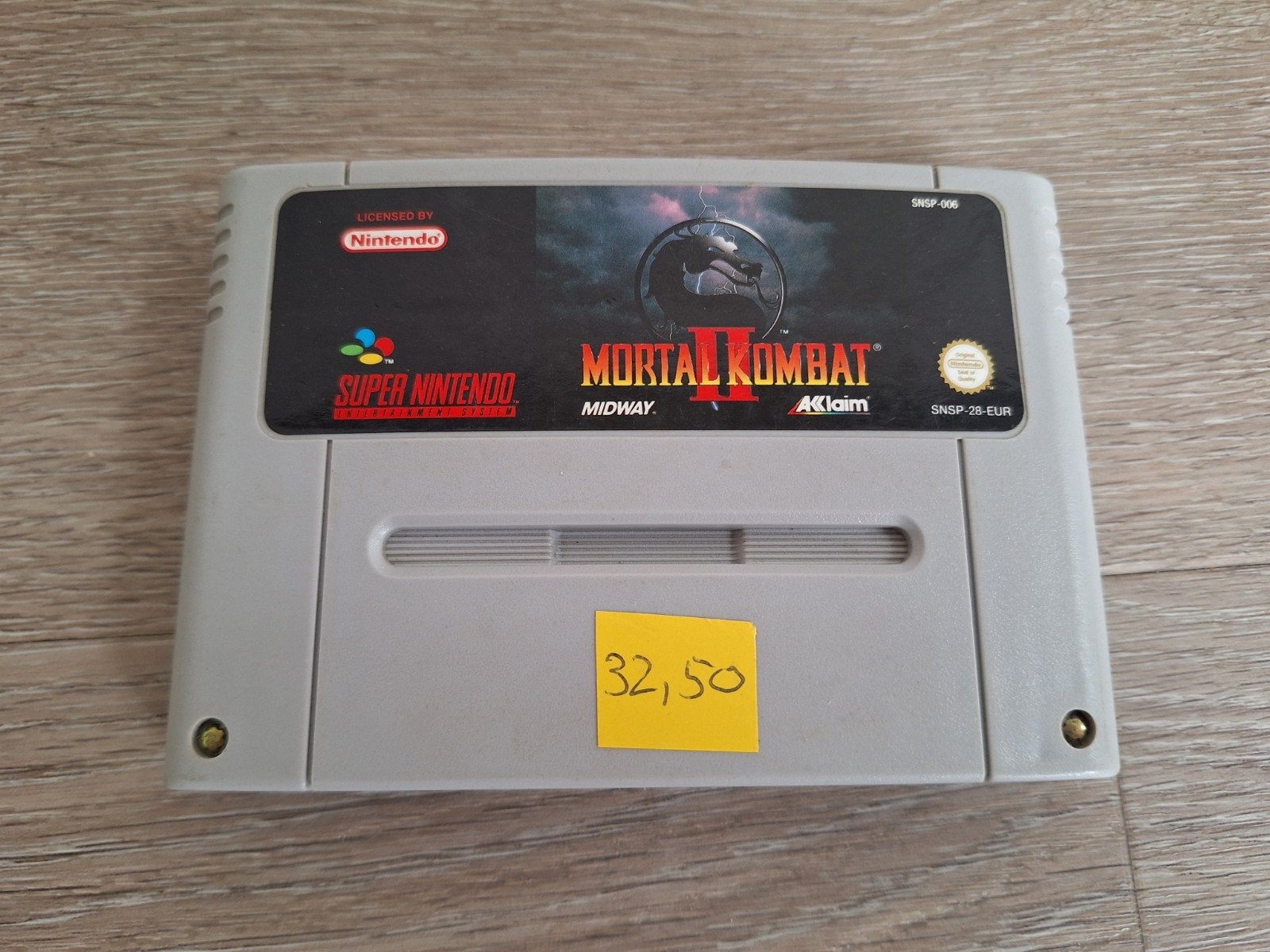 Mortal kombat 2 - super nintendo, Vanaf 18 jaar, Vechten, 2 spelers, Ophalen of Verzenden