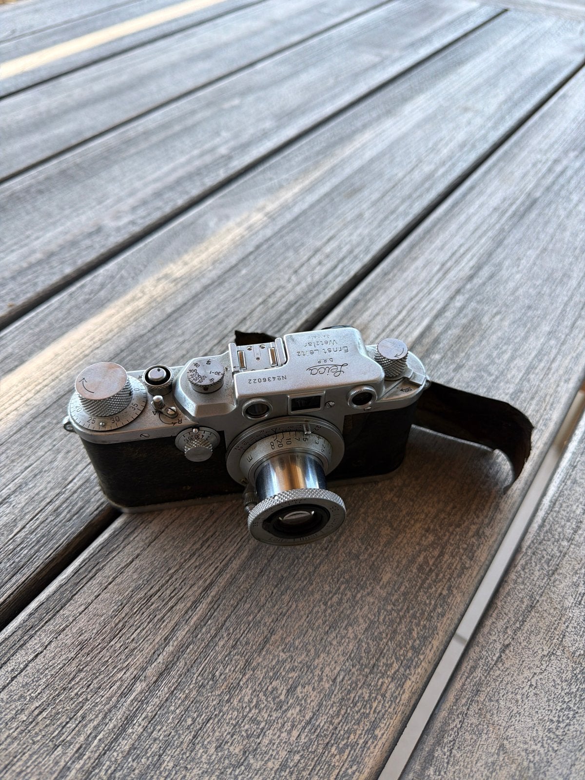 Leica type IIIc camera Vintage uit 1946-1947, Audio, Tv en Foto, Fotocamera's Analoog, Ophalen, Gebruikt, Compact, Leica