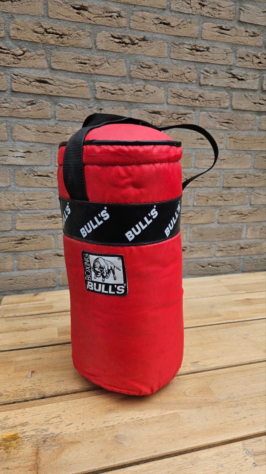 Kleine boksbal - 42 cm hoog, 23 cm breed, Ophalen of Verzenden, Gebruikt, Boksbal