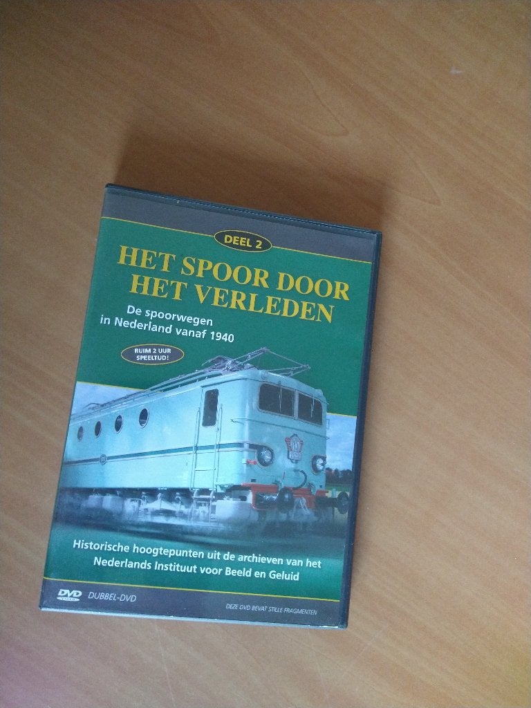 2-DVD Het spoor door het verleden.Spoorwegen in Nederland, Cd's en Dvd's, Alle leeftijden, Overige genres, Zo goed als nieuw, Ophalen of Verzenden