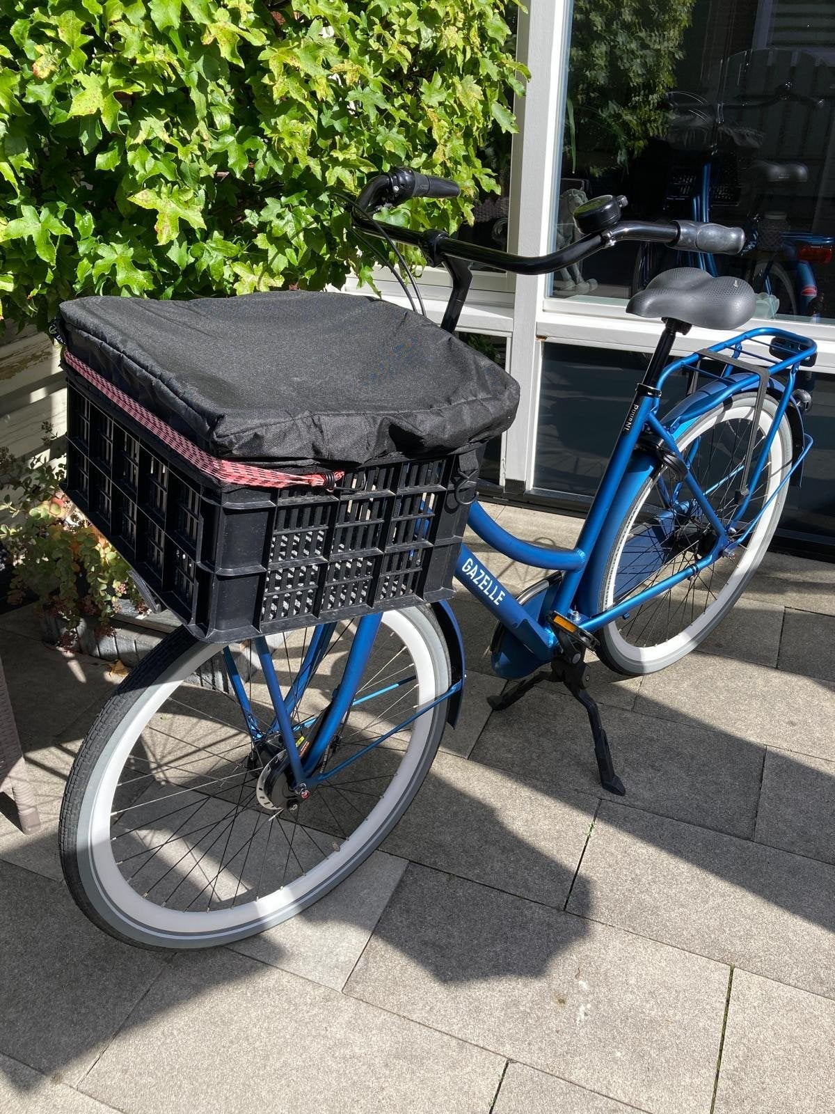 Gazelle transportfiets, Ophalen, Terugtraprem, Gazelle, 1 kind