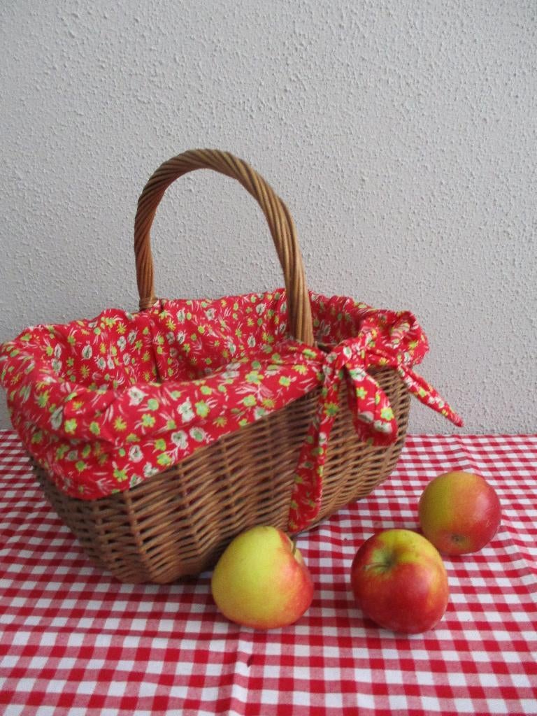 Leuke Vintage Boodschappen Mand Retro, Verzamelen, Ophalen of Verzenden, Huis en Inrichting