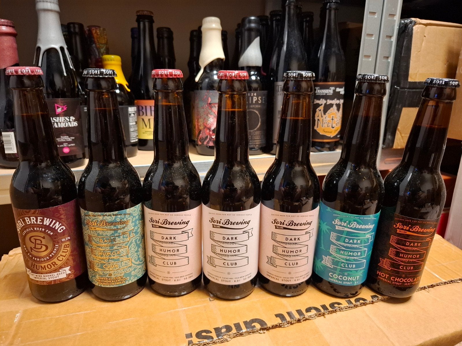 Sori Brewing Dark Humor Club, Verzamelen, Ophalen of Verzenden, Nieuw, Flesje(s), Overige merken
