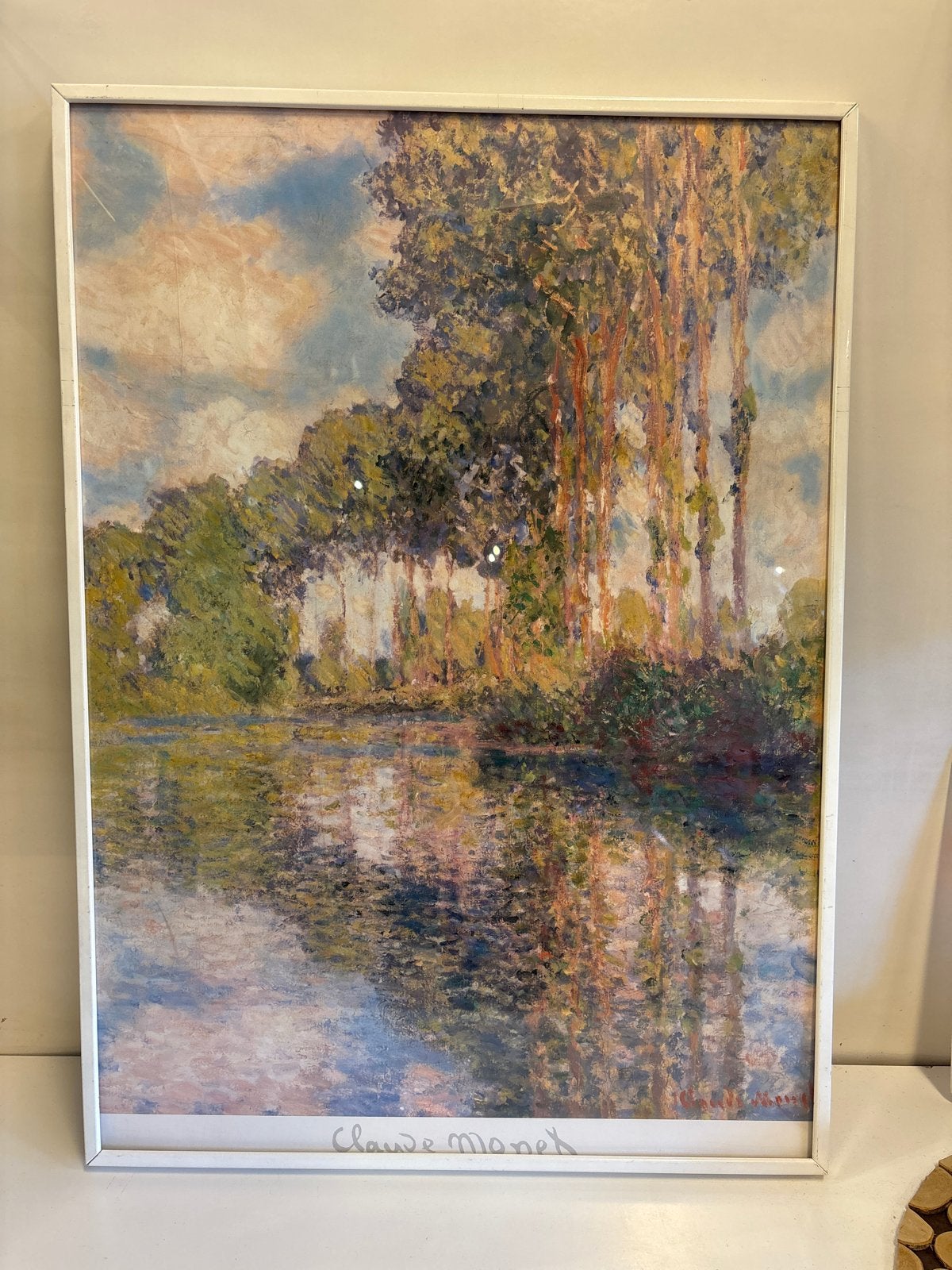 Claude Monet - Poplars on the Epte (72x50 cm), Antiek en Kunst, Kunst | Schilderijen | Klassiek, Ophalen, Impressionistisch, Landschap