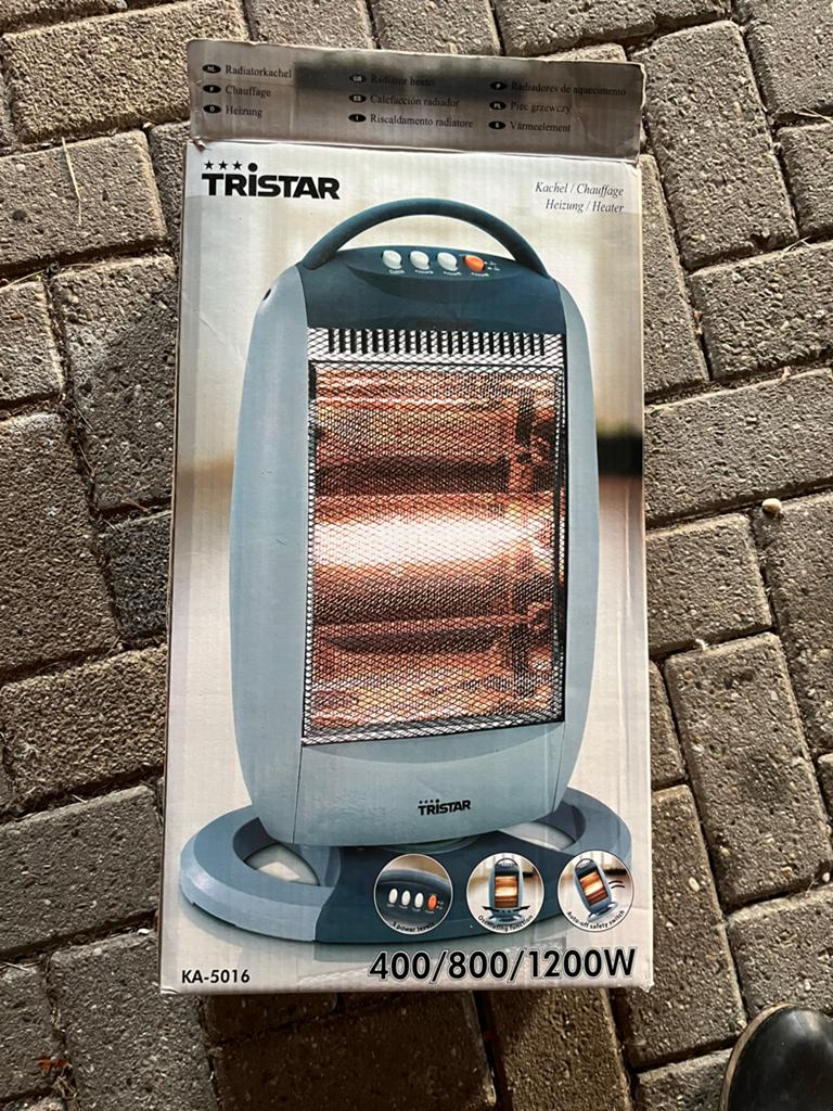 Tristar Camping Elektrische Kachel 400/800/1200W, Ophalen, Zo goed als nieuw