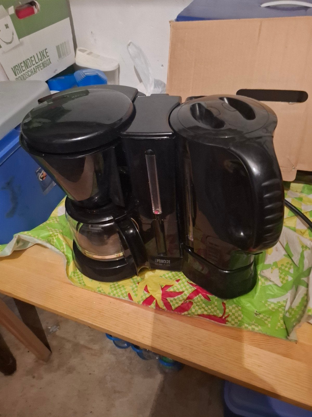 Princess Combi Koffiezetapparaat en Waterkoker, Ophalen, Gebruikt, Gemalen koffie, Combi